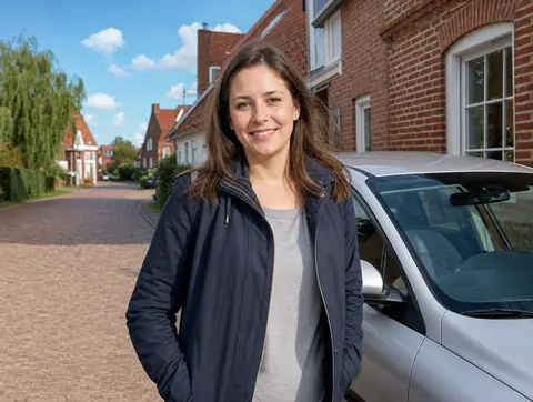 Verkäufer aus Lohne mit dem verkauften Fahrzeug