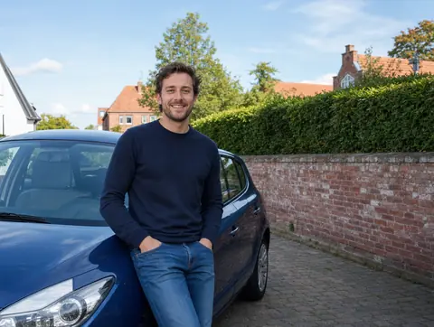 Verkäufer aus Dinklage mit dem verkauften Fahrzeug