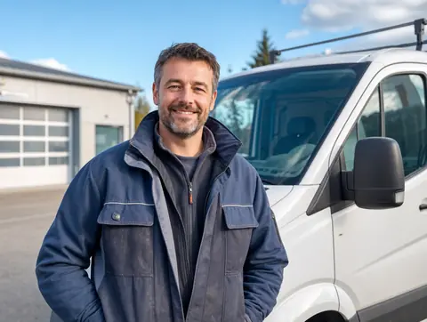 Verkäufer aus Bakum mit dem verkauften Fahrzeug